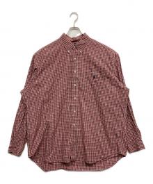 RALPH LAUREN（ラルフローレン）の古着「ボタンダウンシャツ」｜レッド