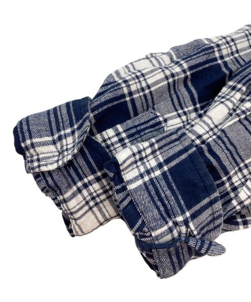 CHAPS（チャップス）CHAPS (チャップス) チェックシャツ ネイビー サイズ:XLの古着・服飾アイテム