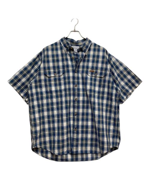 CarHartt（カーハート）CarHartt (カーハート) 半袖シャツ ブルー サイズ:XLの古着・服飾アイテム