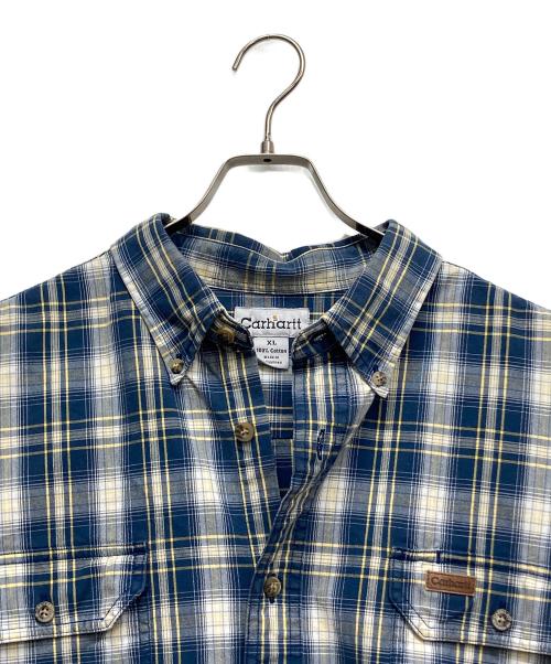 CarHartt（カーハート）CarHartt (カーハート) 半袖シャツ ブルー サイズ:XLの古着・服飾アイテム
