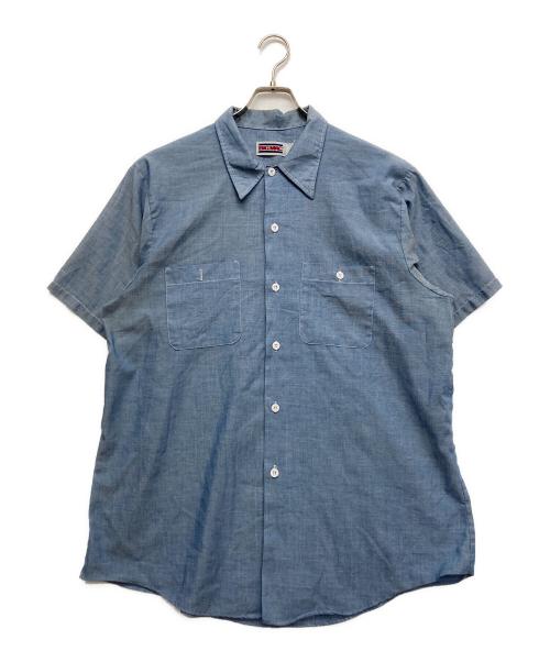 big mac（ビッグマック）BIG MAC (ビッグマック) シャンブレーシャツ ブルー サイズ:不明の古着・服飾アイテム