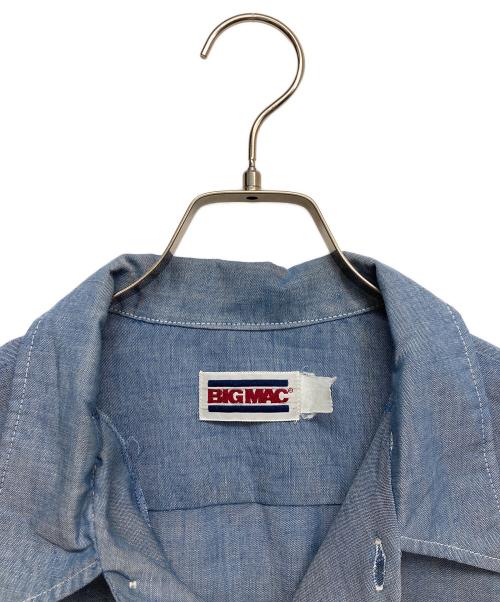 big mac（ビッグマック）BIG MAC (ビッグマック) シャンブレーシャツ ブルー サイズ:不明の古着・服飾アイテム