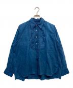 古着フルギ）の古着「グランパシャツ」｜インディゴ