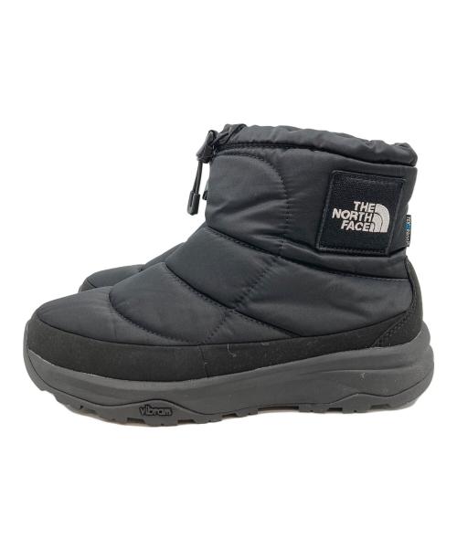 THE NORTH FACE（ザ ノース フェイス）THE NORTH FACE (ザ ノース フェイス) ヌプシ ブーティ ウォータープルーフ ロゴ ショート ブラック サイズ:25の古着・服飾アイテム