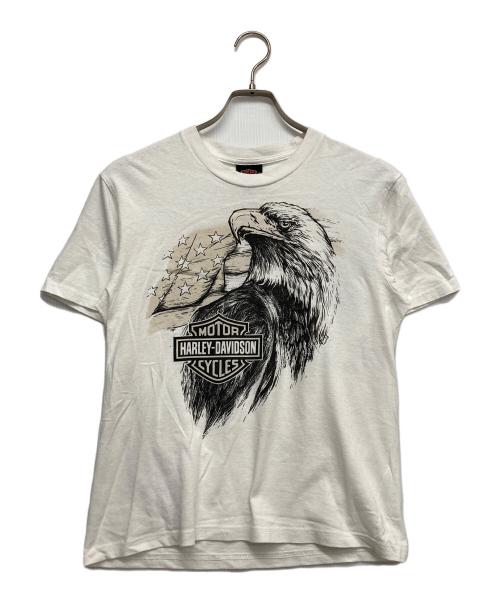 HARLEY-DAVIDSON（ハーレーダビッドソン）HARLEY-DAVIDSON (ハーレーダビッドソン) プリントTシャツ ホワイト サイズ:Sの古着・服飾アイテム
