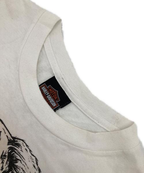 HARLEY-DAVIDSON（ハーレーダビッドソン）HARLEY-DAVIDSON (ハーレーダビッドソン) プリントTシャツ ホワイト サイズ:Sの古着・服飾アイテム
