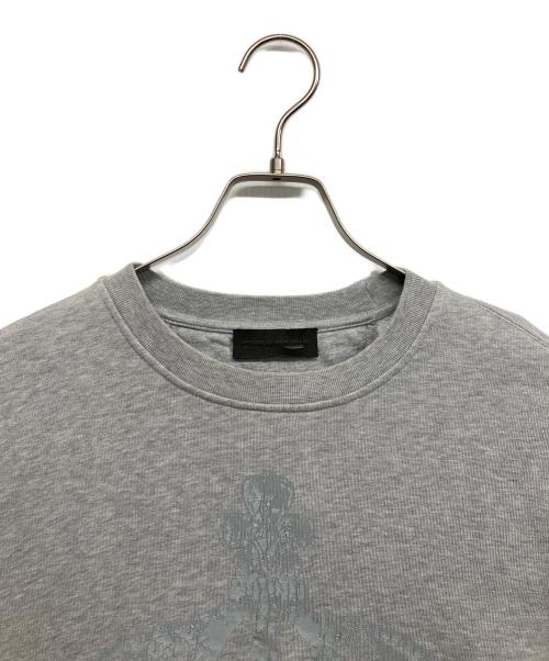 DIESEL Black Gold（ディーゼル ブラック ゴールド）DIESEL BLACK GOLD (ディーゼル ブラック ゴールド) プリントスウェット グレー サイズ:Mの古着・服飾アイテム