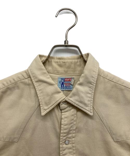 LEVI'S（リーバイス）LEVI'S (リーバイス) 60ｓ SADDLEMAN COWBOY SHIRT アイボリー サイズ:16 1/2の古着・服飾アイテム