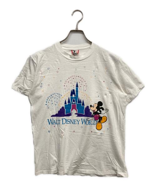 DISNEY（ディズニー）DISNEY (ディズニー) 90ｓTシャツ ホワイト サイズ:Mの古着・服飾アイテム