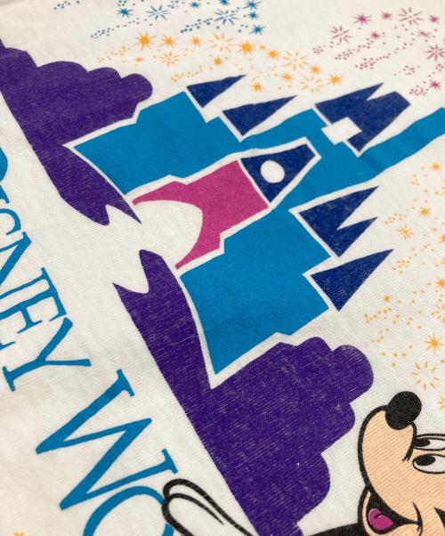 DISNEY（ディズニー）DISNEY (ディズニー) 90ｓTシャツ ホワイト サイズ:Mの古着・服飾アイテム