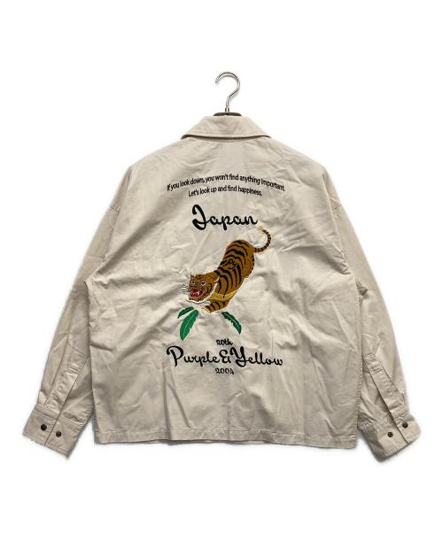 Purple&Yellow（パープルアンドイエロー）Purple&Yellow (パープルアンドイエロー) コットンツイル ベトジャン アイボリー サイズ:Sの古着・服飾アイテム