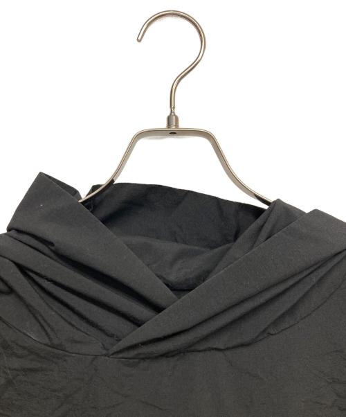 teatora（テアトラ）teatora (テアトラ) 半袖フーデッドプルオーバー ブラック サイズ:46の古着・服飾アイテム