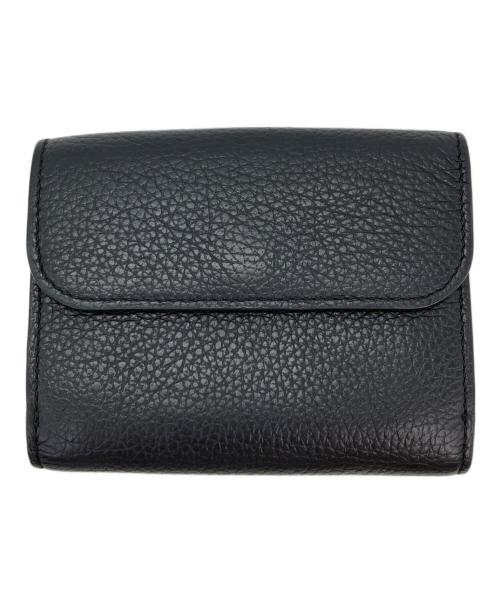 Chloe（クロエ）Chloe (クロエ) ALPHABET スモール トリフォールドウォレット ブラックの古着・服飾アイテム