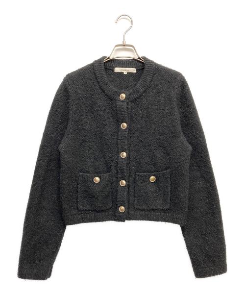 Rirandture（リランドチュール）Rirandture (リランドチュール) ニットジャケット ブラック サイズ:1の古着・服飾アイテム