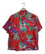 Californiaカリフォルニア）の古着「40s~50s ヴィンテージアロハシャツ」｜レッド