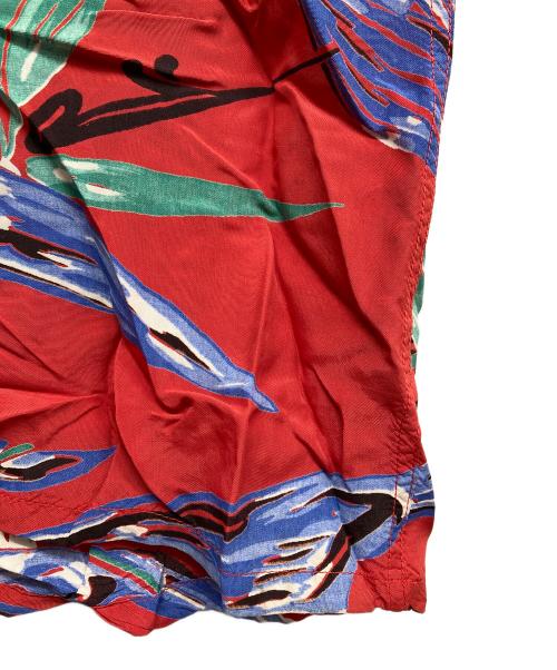 California（カリフォルニア）CALIFORNIA (カリフォルニア) 40s~50s ヴィンテージアロハシャツ レッド サイズ:Mの古着・服飾アイテム