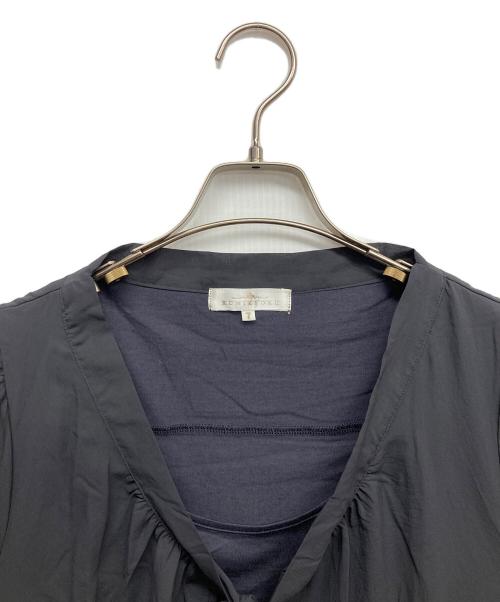 KUMIKYOKU（クミキョク）KUMIKYOKU (クミキョク) ボウタイブラウス ネイビー サイズ:7の古着・服飾アイテム