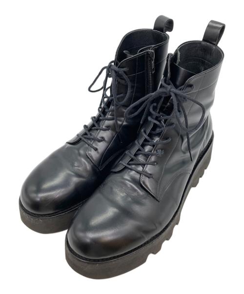 LAD MUSICIAN（ラッドミュージシャン）LAD MUSICIAN (ラッドミュージシャン) LACE UP BOOTS ブラック サイズ:44の古着・服飾アイテム