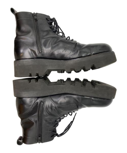 LAD MUSICIAN（ラッドミュージシャン）LAD MUSICIAN (ラッドミュージシャン) LACE UP BOOTS ブラック サイズ:44の古着・服飾アイテム