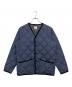 TAION（タイオン）の古着「別注キルティングジャケット」｜ネイビー