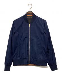 PAUL SMITH（ポールスミス）の古着「ブルゾン」｜ネイビー