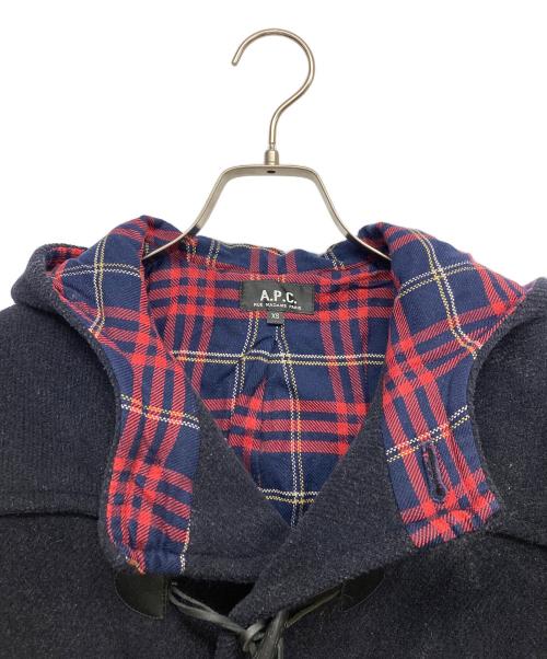 A.P.C.（アーペーセー）A.P.C. (アーペーセー) ウール混コート ネイビー サイズ:XSの古着・服飾アイテム