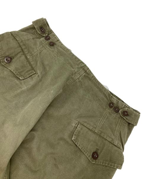 オランダ軍（オランダグン）オランダ軍 (オランダグン) 50‘ｓオランダ軍カーゴパンツ グリーン サイズ:W78の古着・服飾アイテム