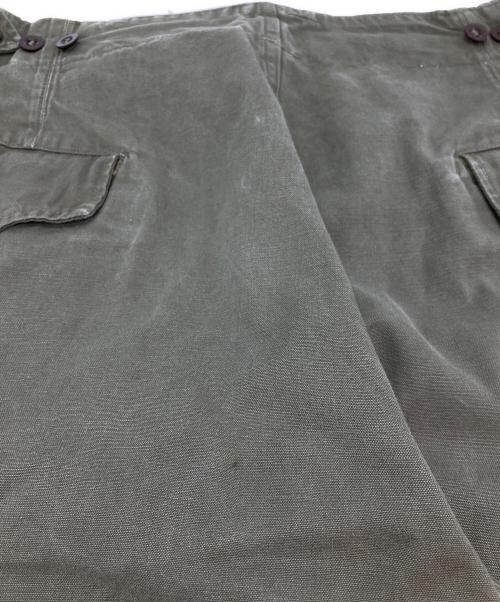 オランダ軍（オランダグン）オランダ軍 (オランダグン) 50‘ｓオランダ軍カーゴパンツ グリーン サイズ:W78の古着・服飾アイテム