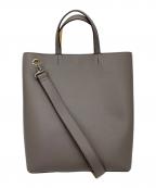 UNITED ARROWS TOKYOユナイテッドアローズトウキョウ）の古着「VERTICAL ベーシック トートバッグ」｜グレー×イエロー