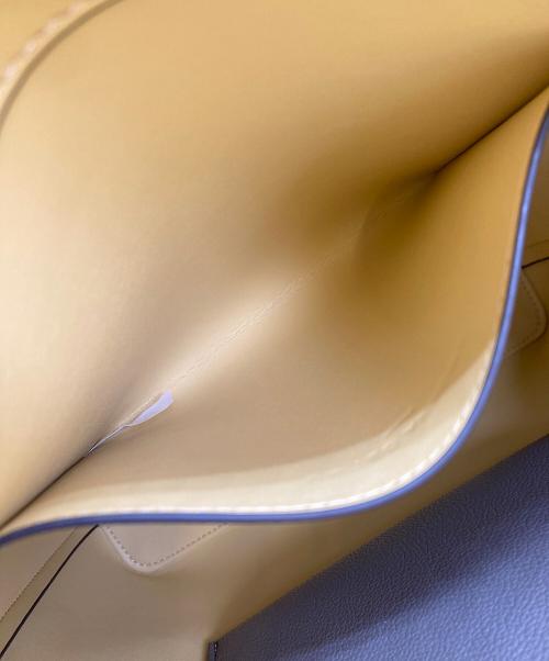 UNITED ARROWS TOKYO（ユナイテッドアローズトウキョウ）UNITED ARROWS TOKYO (ユナイテッドアローズトウキョウ) VERTICAL ベーシック トートバッグ グレー×イエローの古着・服飾アイテム