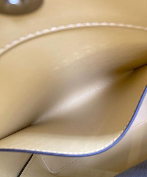 UNITED ARROWS TOKYO（ユナイテッドアローズトウキョウ）UNITED ARROWS TOKYO (ユナイテッドアローズトウキョウ) VERTICAL ベーシック トートバッグ グレー×イエローの古着・服飾アイテム