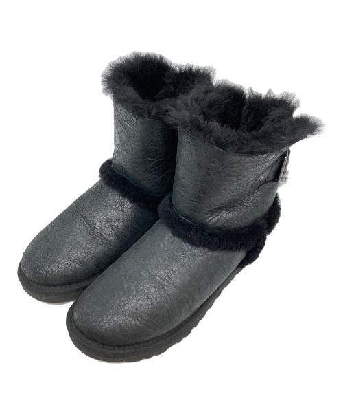 UGG（アグ）UGG (アグ) エアハート シープスキンブーツ ブラック サイズ:23の古着・服飾アイテム