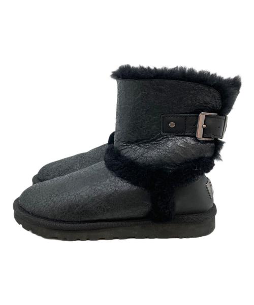 UGG（アグ）UGG (アグ) エアハート シープスキンブーツ ブラック サイズ:23の古着・服飾アイテム