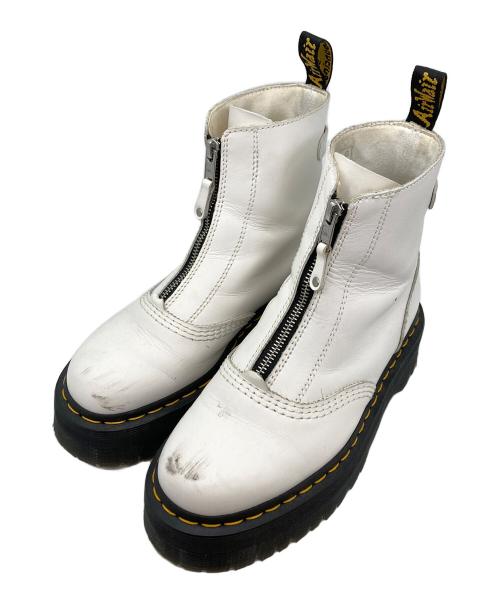 Dr.Martens（ドクターマーチン）Dr.Martens (ドクターマーチン) ジップアップブーツ ホワイト サイズ:UK5の古着・服飾アイテム