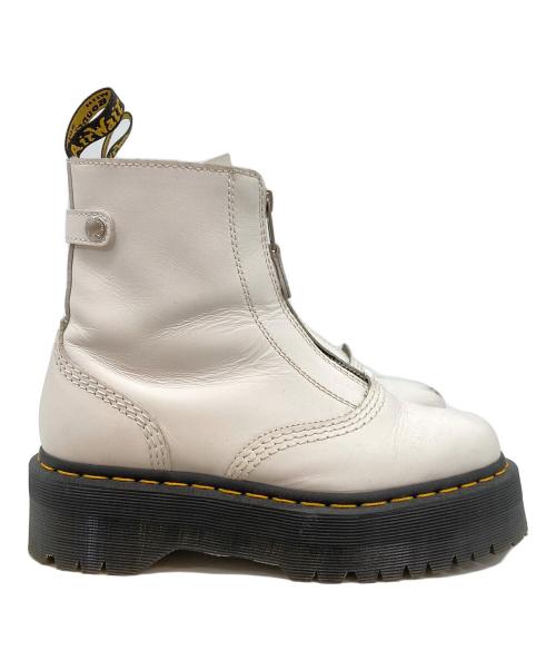 Dr.Martens（ドクターマーチン）Dr.Martens (ドクターマーチン) ジップアップブーツ ホワイト サイズ:UK5の古着・服飾アイテム