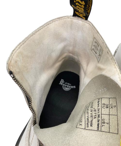 Dr.Martens（ドクターマーチン）Dr.Martens (ドクターマーチン) ジップアップブーツ ホワイト サイズ:UK5の古着・服飾アイテム