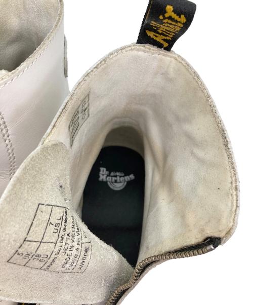 Dr.Martens（ドクターマーチン）Dr.Martens (ドクターマーチン) ジップアップブーツ ホワイト サイズ:UK5の古着・服飾アイテム