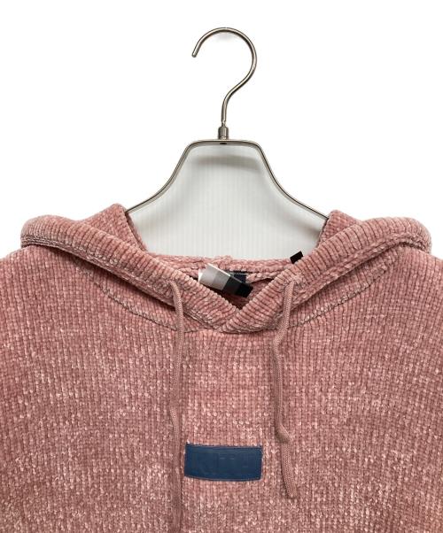 KITH（キス）KITH (キス) ニットパーカー プルオーバー ピンク サイズ:Lの古着・服飾アイテム