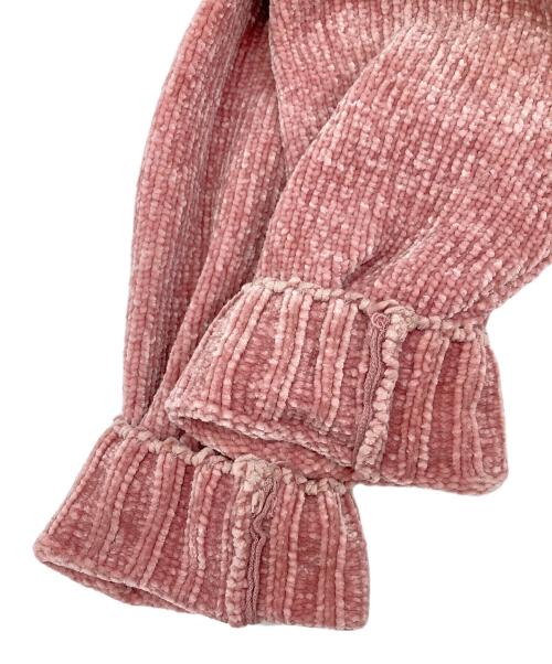 KITH（キス）KITH (キス) ニットパーカー プルオーバー ピンク サイズ:Lの古着・服飾アイテム