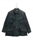 US ARMYユーエスアーミー）の古着「70ｓ 後染め4th ジャングルファティーグジャケット」｜ブラック