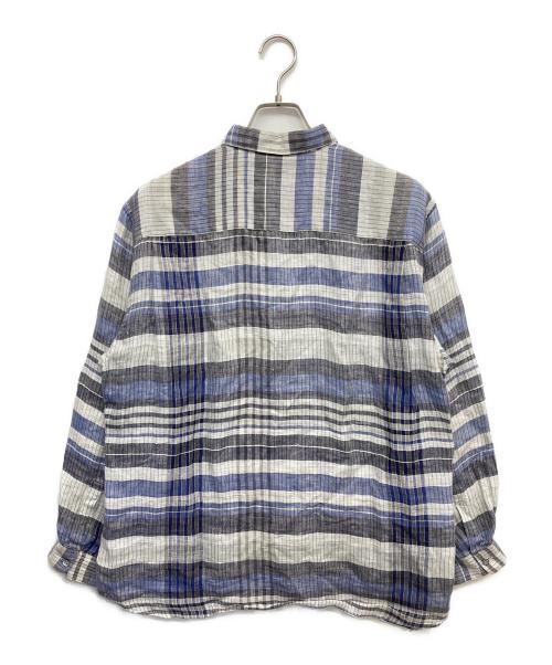 ERMENEGILDO ZEGNA（エルメネジルド・ゼニア）Ermenegildo Zegna (エルメネジルド・ゼニア) リネンシャツ パープル サイズ:無しの古着・服飾アイテム