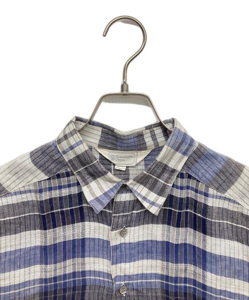 ERMENEGILDO ZEGNA（エルメネジルド・ゼニア）Ermenegildo Zegna (エルメネジルド・ゼニア) リネンシャツ パープル サイズ:無しの古着・服飾アイテム