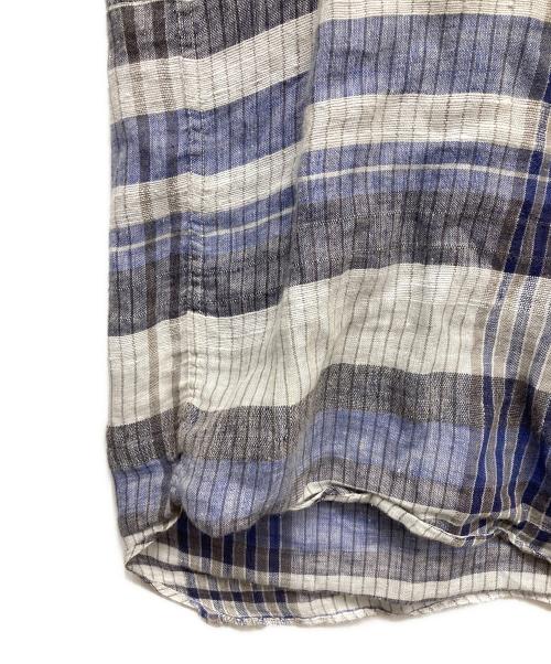 ERMENEGILDO ZEGNA（エルメネジルド・ゼニア）Ermenegildo Zegna (エルメネジルド・ゼニア) リネンシャツ パープル サイズ:無しの古着・服飾アイテム