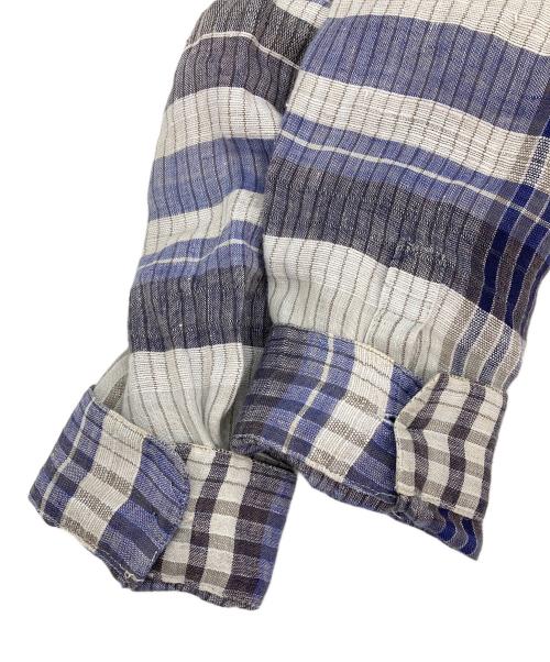 ERMENEGILDO ZEGNA（エルメネジルド・ゼニア）Ermenegildo Zegna (エルメネジルド・ゼニア) リネンシャツ パープル サイズ:無しの古着・服飾アイテム