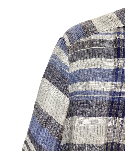 ERMENEGILDO ZEGNA（エルメネジルド・ゼニア）Ermenegildo Zegna (エルメネジルド・ゼニア) リネンシャツ パープル サイズ:無しの古着・服飾アイテム