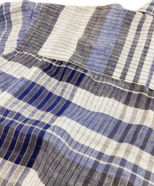 ERMENEGILDO ZEGNA（エルメネジルド・ゼニア）Ermenegildo Zegna (エルメネジルド・ゼニア) リネンシャツ パープル サイズ:無しの古着・服飾アイテム