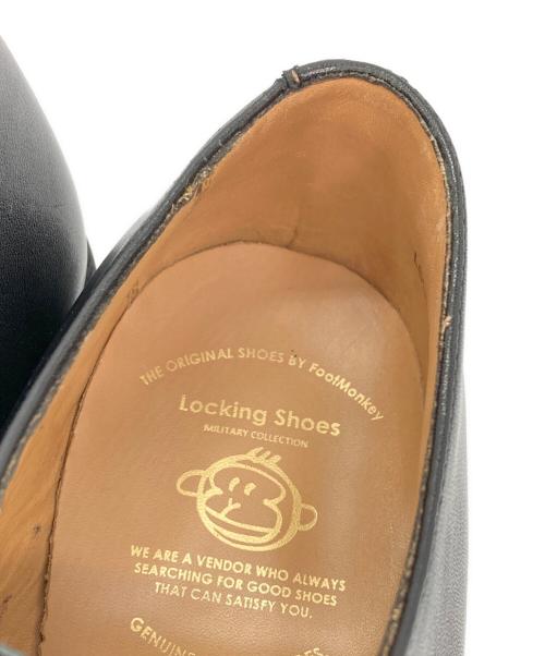 locking shoes by footmonkey（ロッキングシューズバイフットモンキー）Locking Shoes by FootMonkey (ロッキングシューズバイフットモンキー) ストレートチップシューズ ブラック サイズ:7Mの古着・服飾アイテム