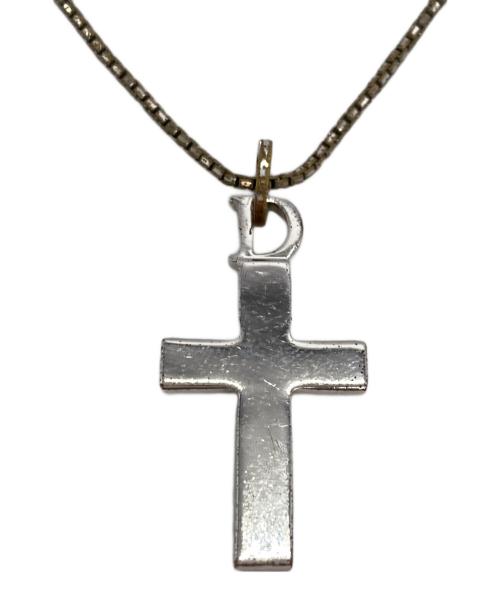 Christian Dior（クリスチャン ディオール）Christian Dior (クリスチャン ディオール) クロスネックレス シルバーの古着・服飾アイテム