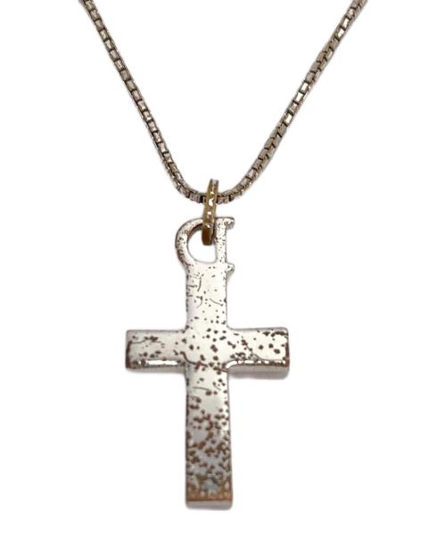 Christian Dior（クリスチャン ディオール）Christian Dior (クリスチャン ディオール) クロスネックレス シルバーの古着・服飾アイテム