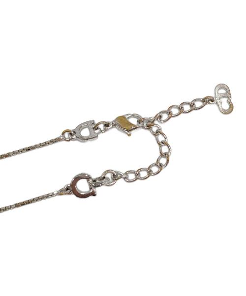 Christian Dior（クリスチャン ディオール）Christian Dior (クリスチャン ディオール) クロスネックレス シルバーの古着・服飾アイテム